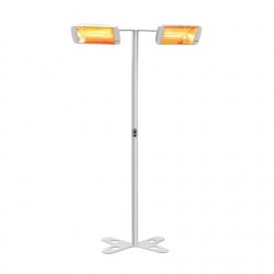 Chauffage électrique radiant lampe infrarouge IRC HELIOSA TOWER - 3000 WATTS IPX5